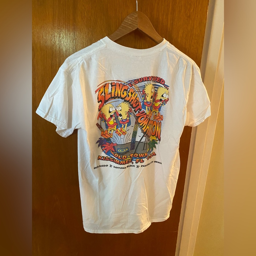 #55 - PTP21” Vintage Sling Shot Florida Rollercoaster Shirt